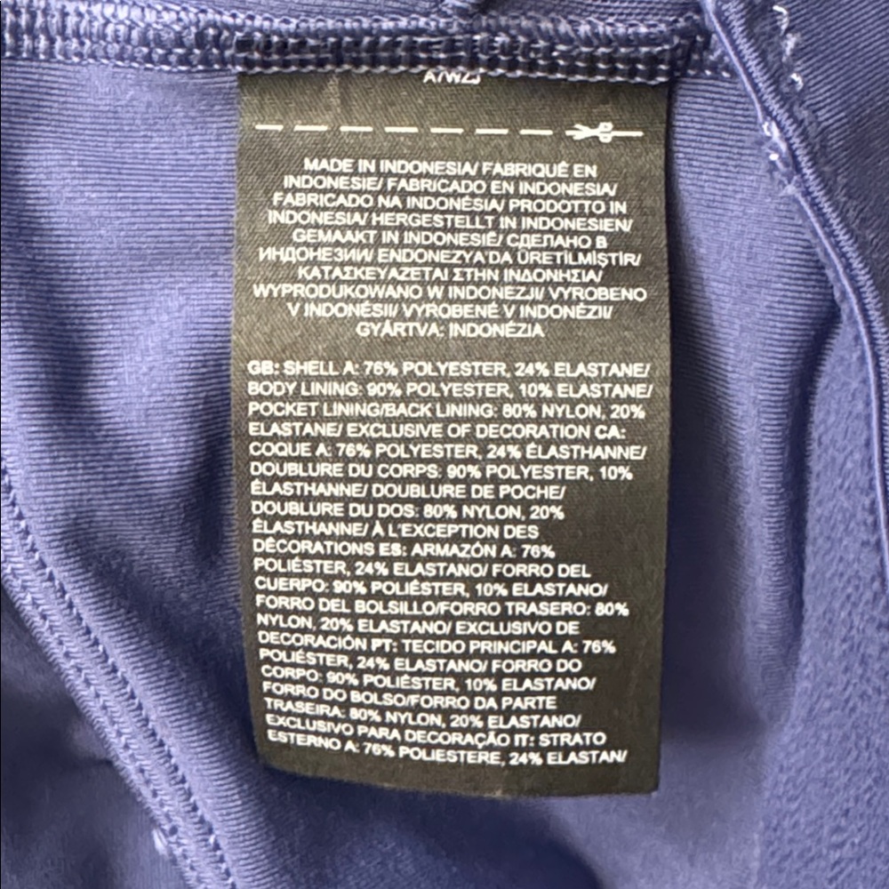 The North Face Cave Blue Valley Shine Bra, Size L - Picture 8 of 8